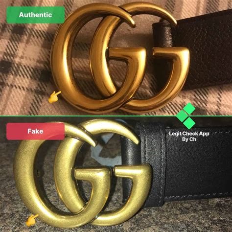 gucci belts real vs fake